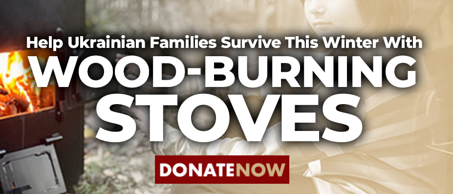 Help Ukrainian families survive the winter with wood-burning stoves