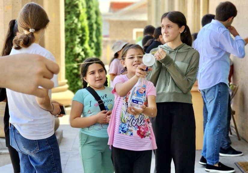 girls at summer bible camp